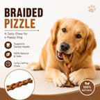 Pizzle Braided 6" - 3 Pcs