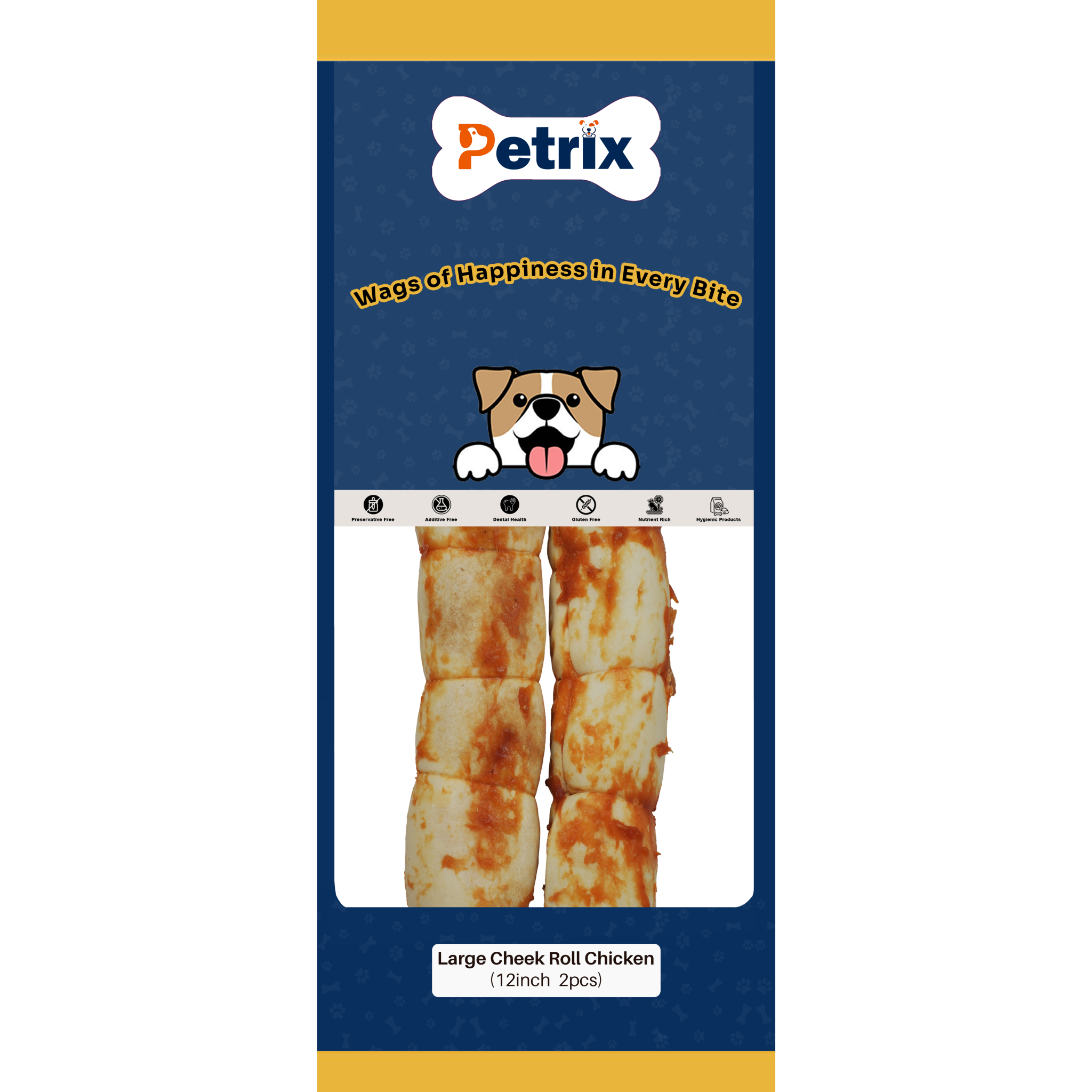 Large Cheek Rolls Chicken - 2 Pcs