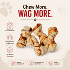 Knotted Bones Chicken Wrapped 4" - 4 Pcs