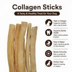 Collagen Sticks 12" - 6 Pcs