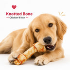 Knotted Bone Chicken Wrapped 9" - 1 Pcs