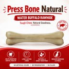 Press Bone Natural 8" - 6 Pcs