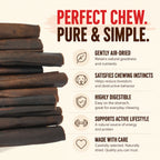 Natural Collagen Sticks 6" - 8 Pcs