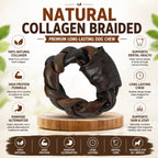 Natural Collagen Braided Rings - 2 Pcs