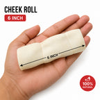 Small Cheek Rolls White - 2 Pcs