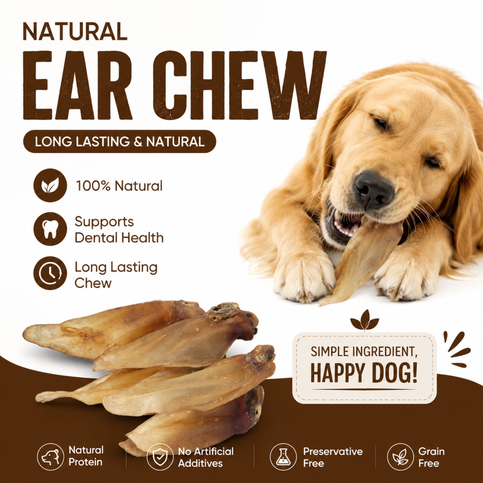 Buffalo Ears - 5 Pcs