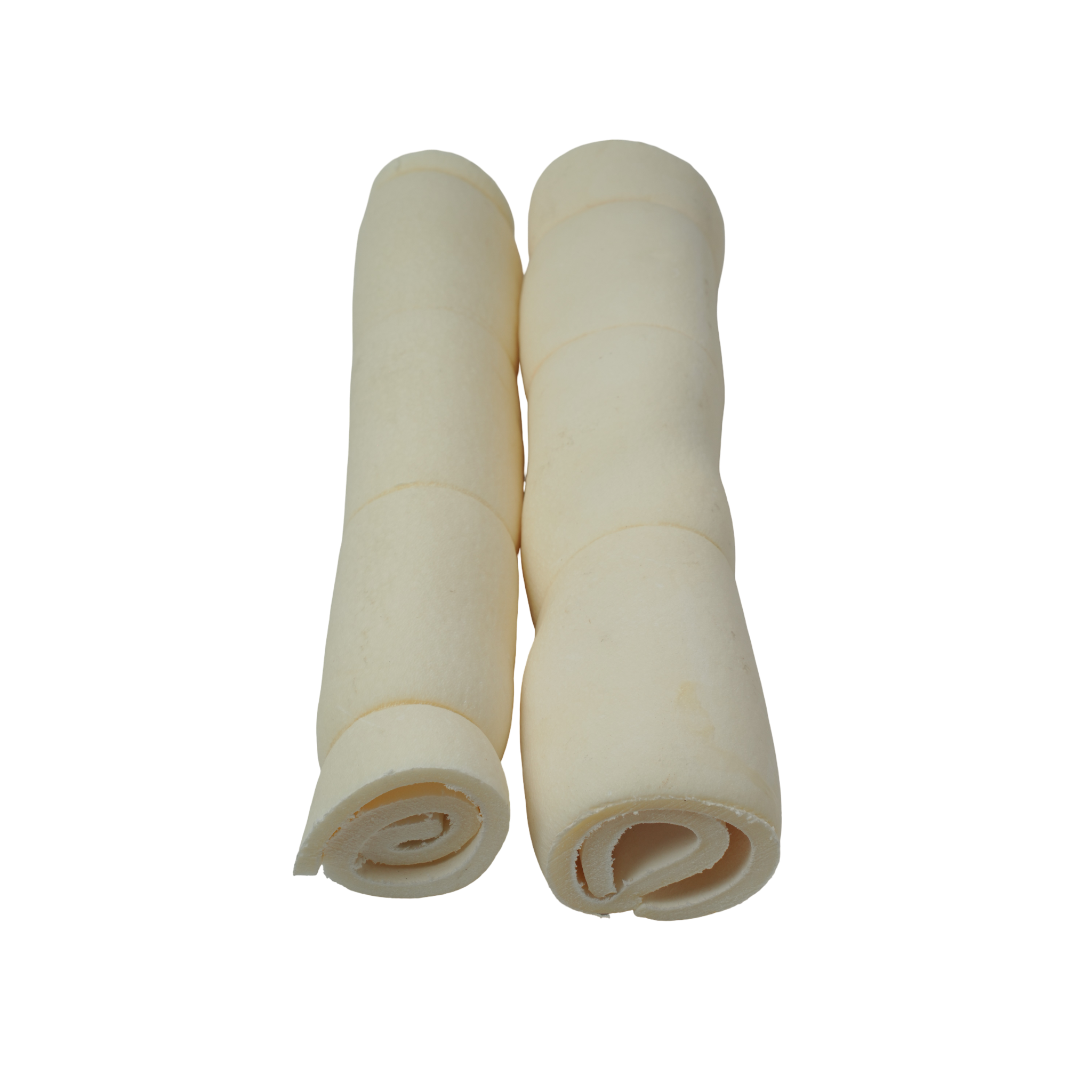 Large Cheek Rolls White - 2 Pcs