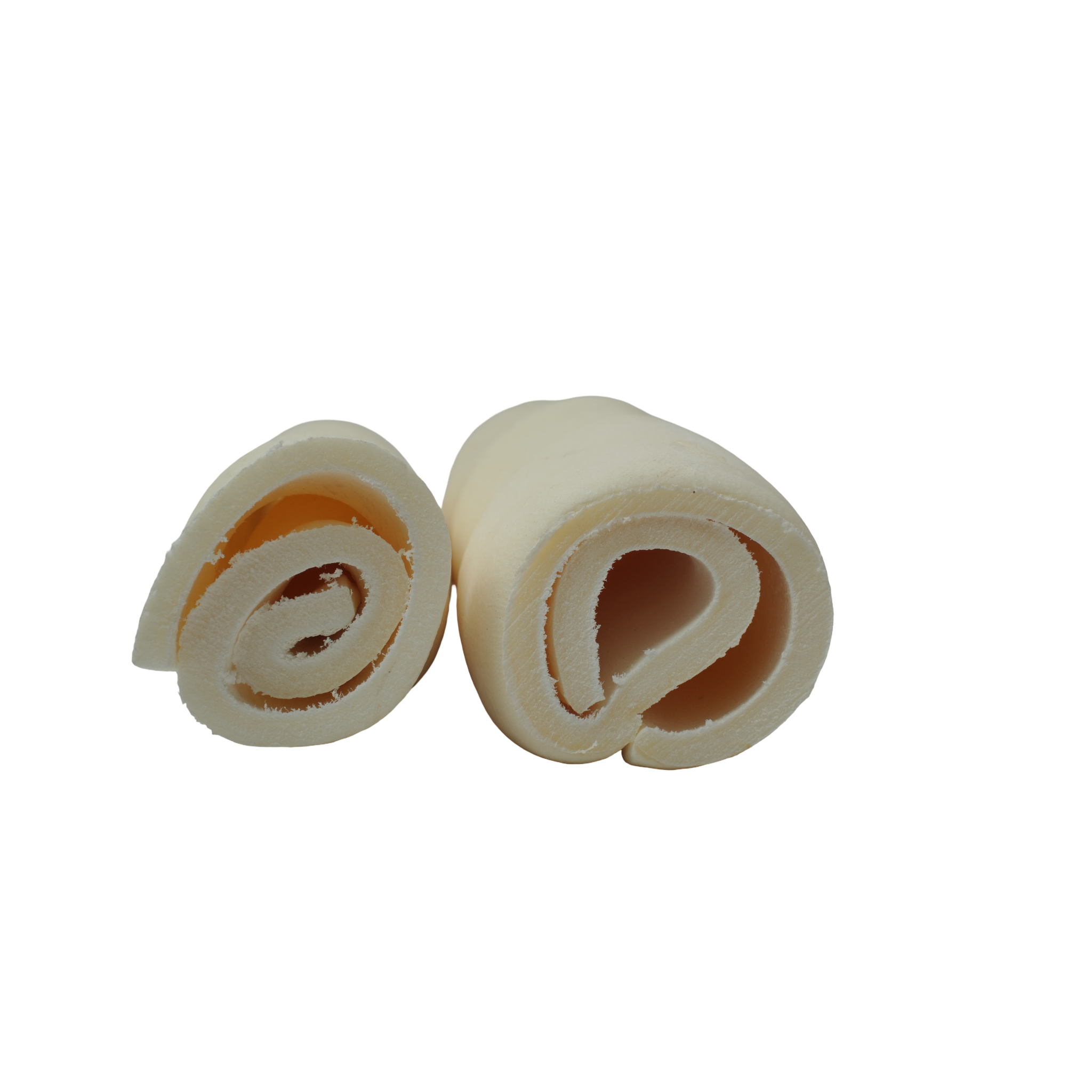 Large Cheek Rolls White - 2 Pcs