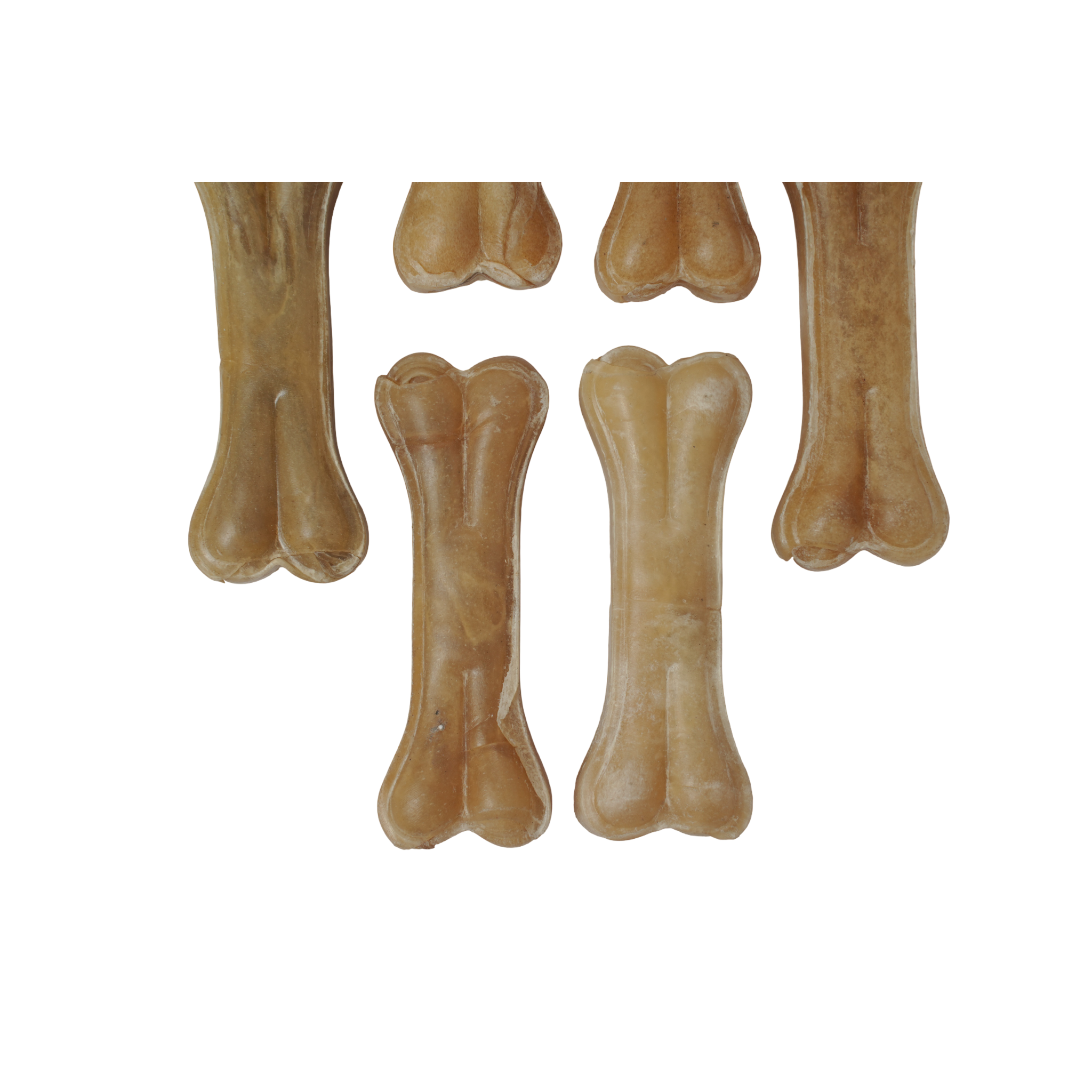 Press Bone Natural 4" - 6 Pcs