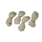 Knotted Bones White 4" - 4 Pcs