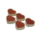 Heart Waffles with Chicken - 5 Pcs