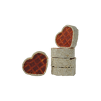 Heart Waffles with Chicken - 5 Pcs