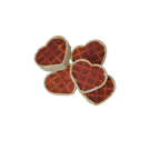 Heart Waffles with Chicken - 5 Pcs