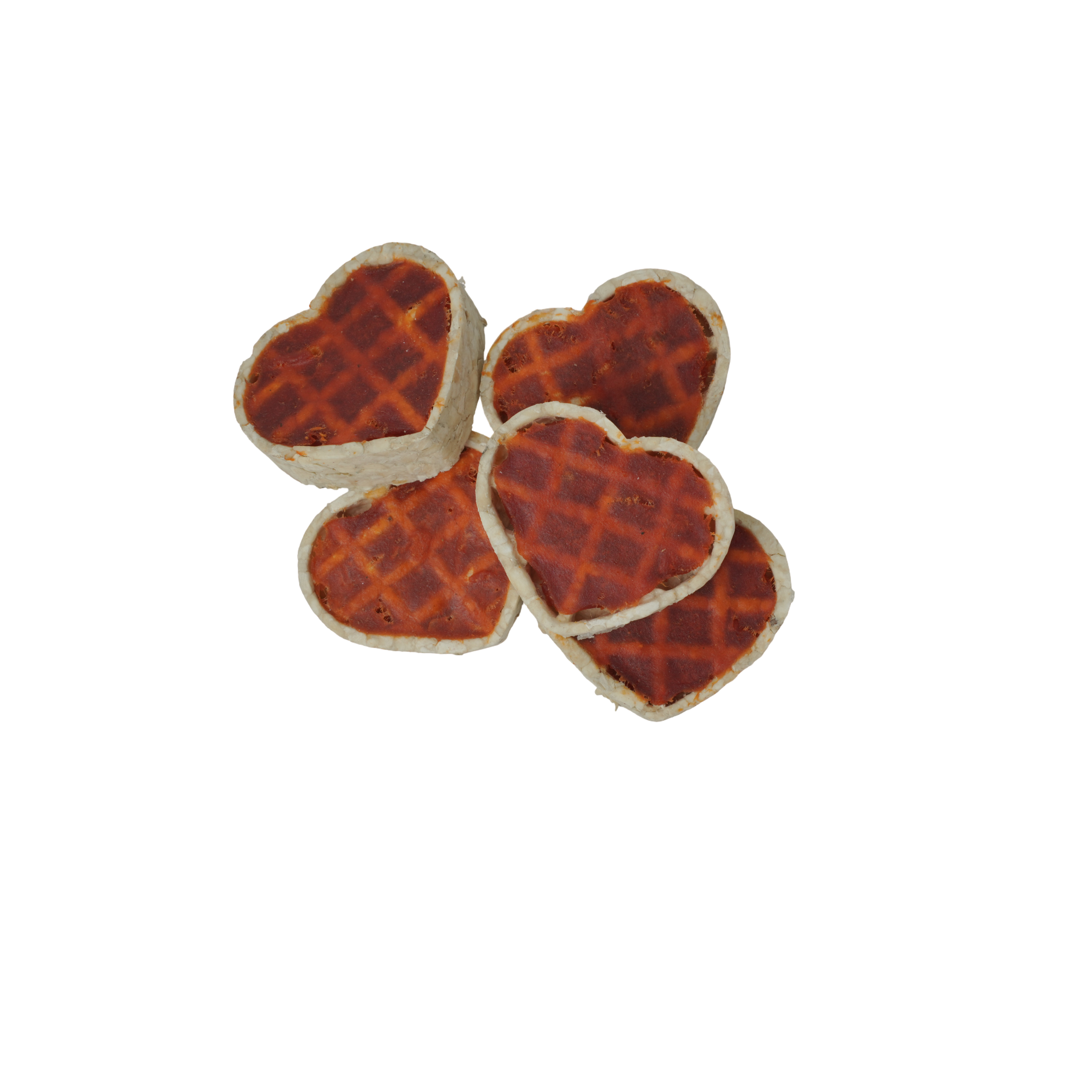 Heart Waffles with Chicken - 5 Pcs