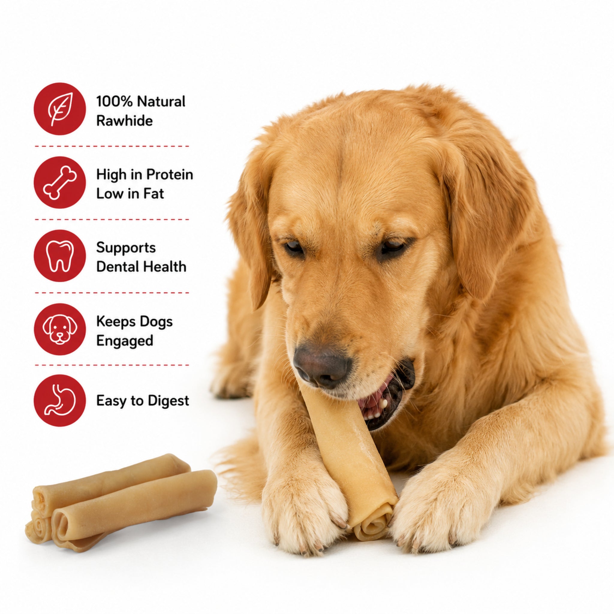 Collagen Sticks 6" - 6 Pcs