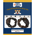 Natural Collagen Braided Rings - 2 Pcs