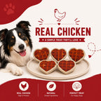 Heart Waffles with Chicken - 5 Pcs