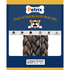 Collagen Braided Sticks 6" - 3 Pcs
