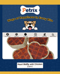 Heart Waffles with Chicken - 5 Pcs