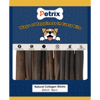Natural Collagen Sticks 6" - 8 Pcs