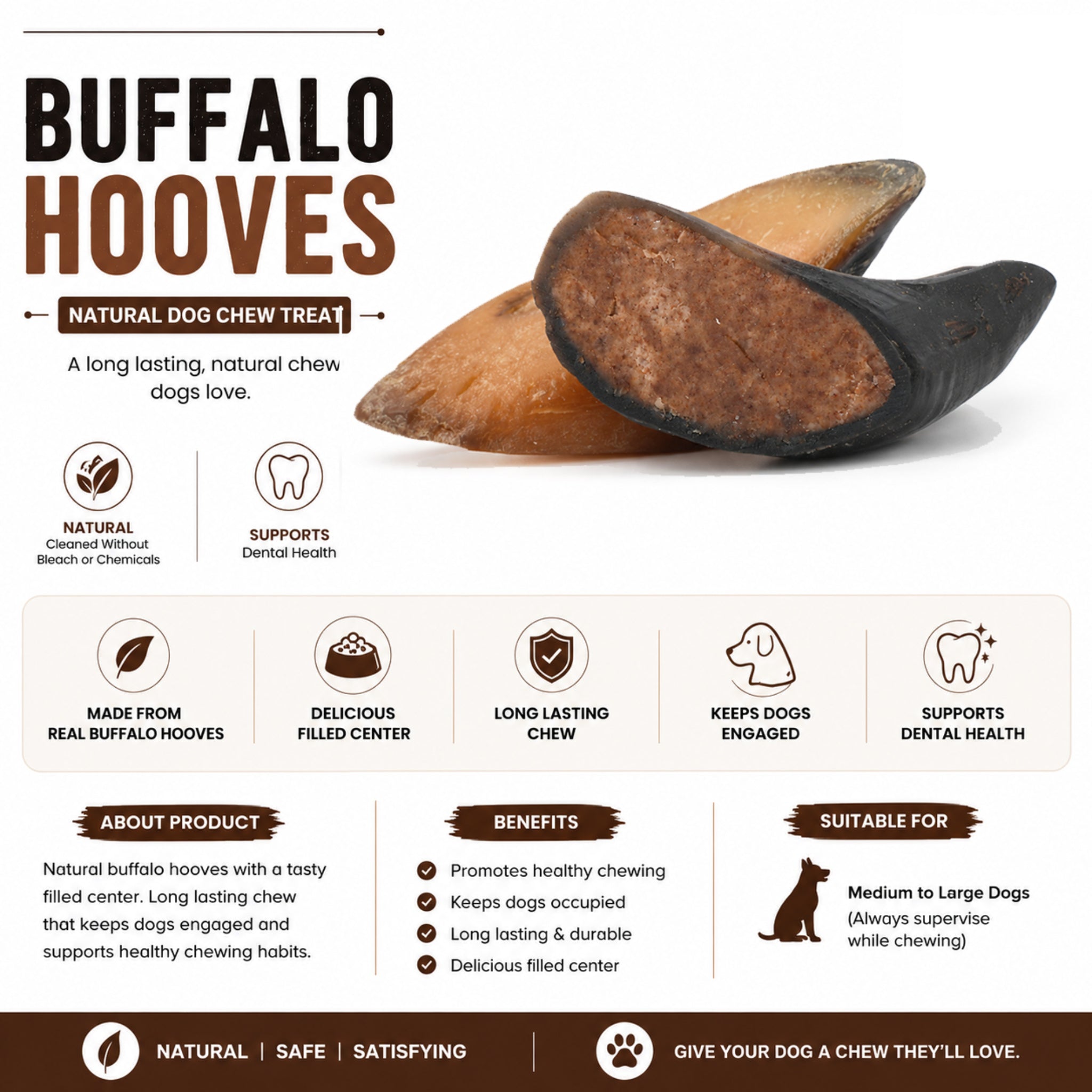 Filled Hooves - 2 Pcs